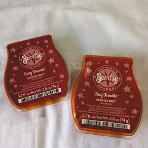 Scentsy Bar COZY FIRESIDE 3.2 oz Authentic(Set of 2) scented wax